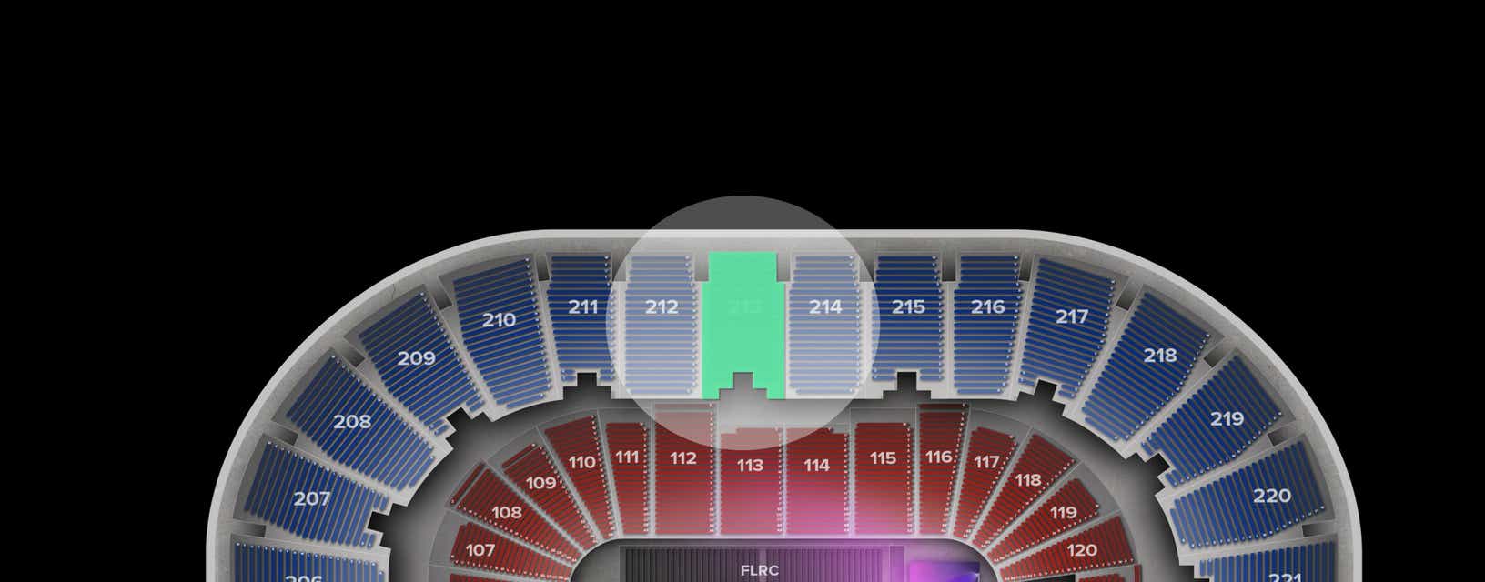 Seat view from Upper
