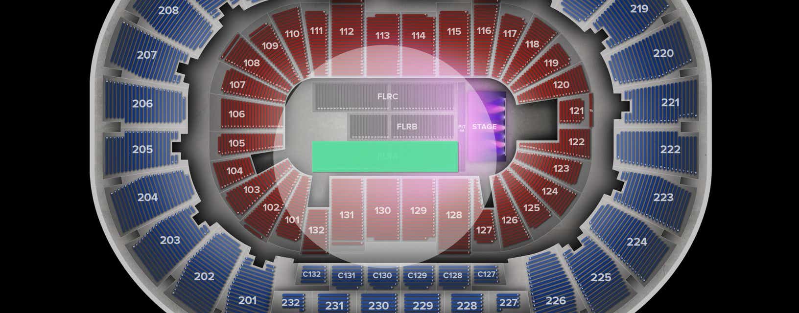 Seat view from Floor