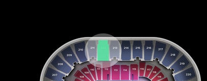 Seat view from Upper