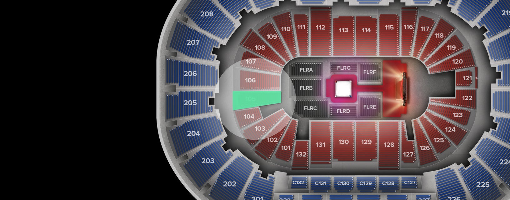 Seat view from Lower