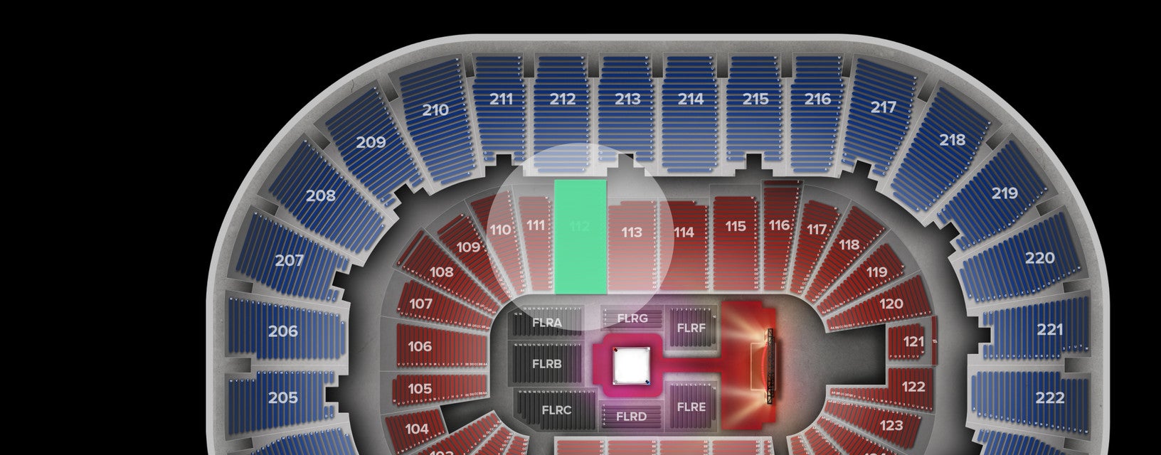 Seat view from Lower