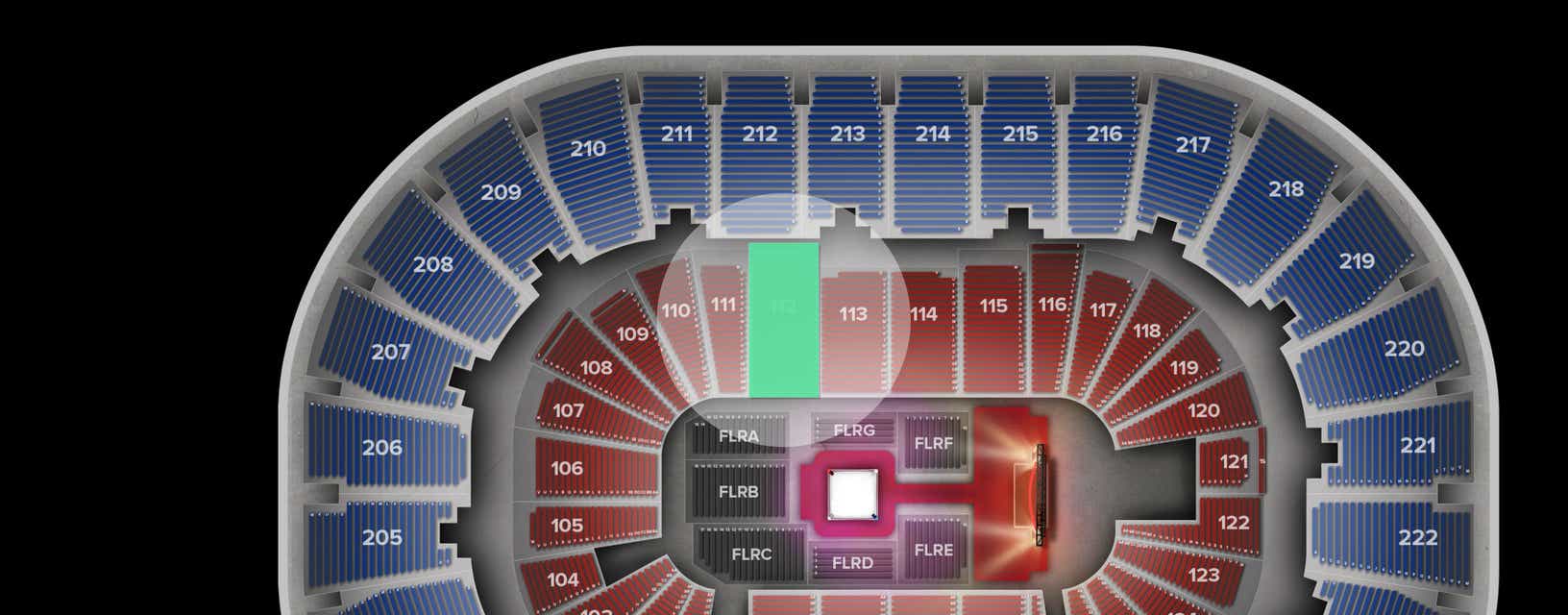 Seat view from Lower