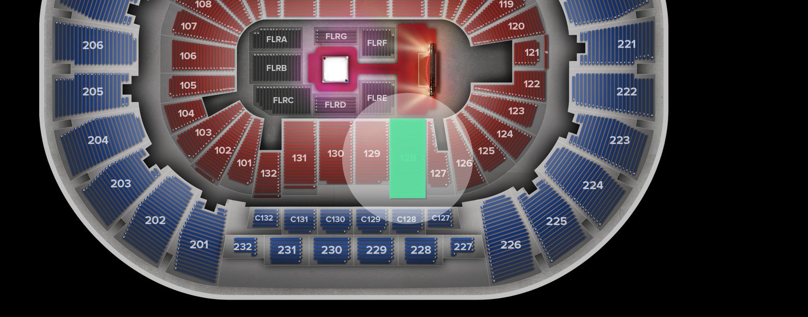 Seat view from Lower