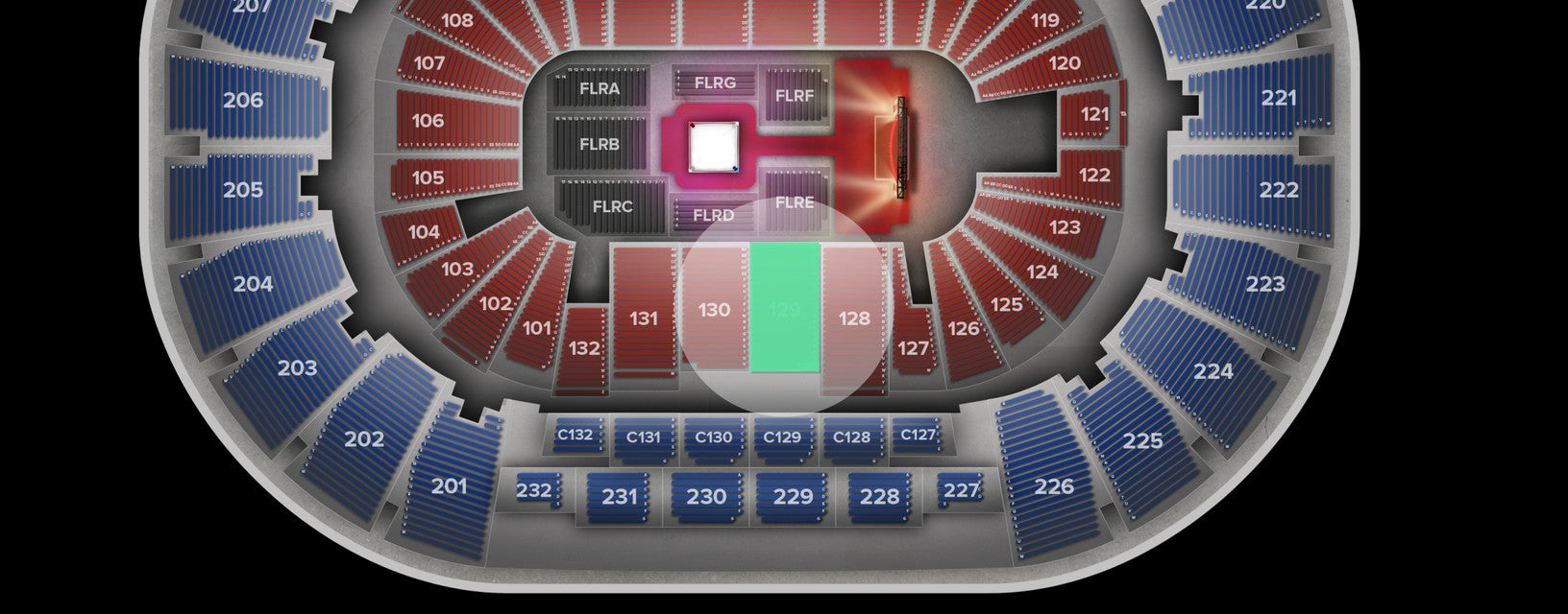 Seat view from Lower