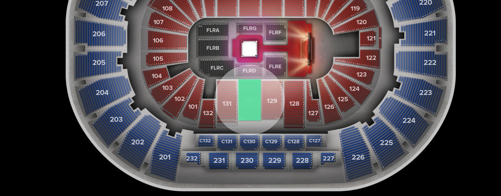 Seat view from Lower
