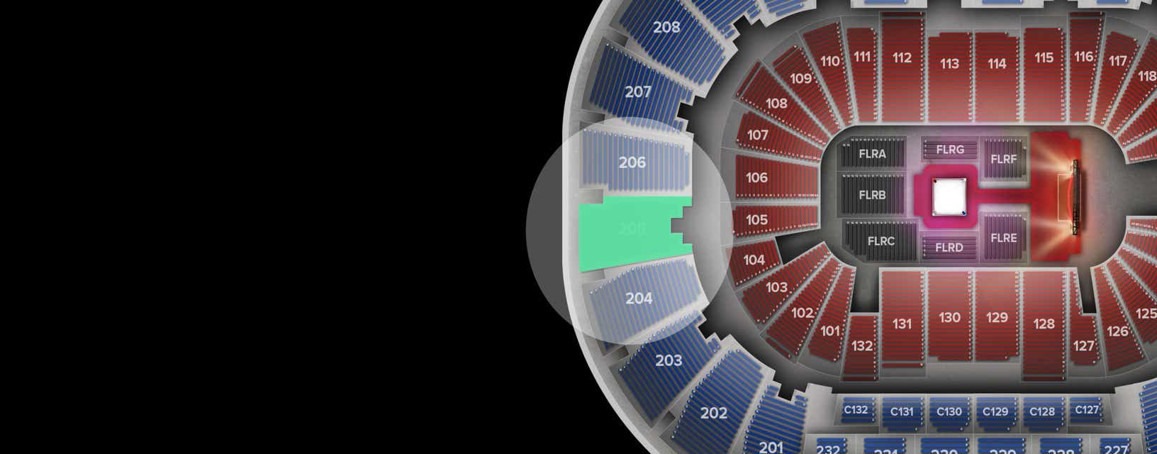 Seat view from Upper