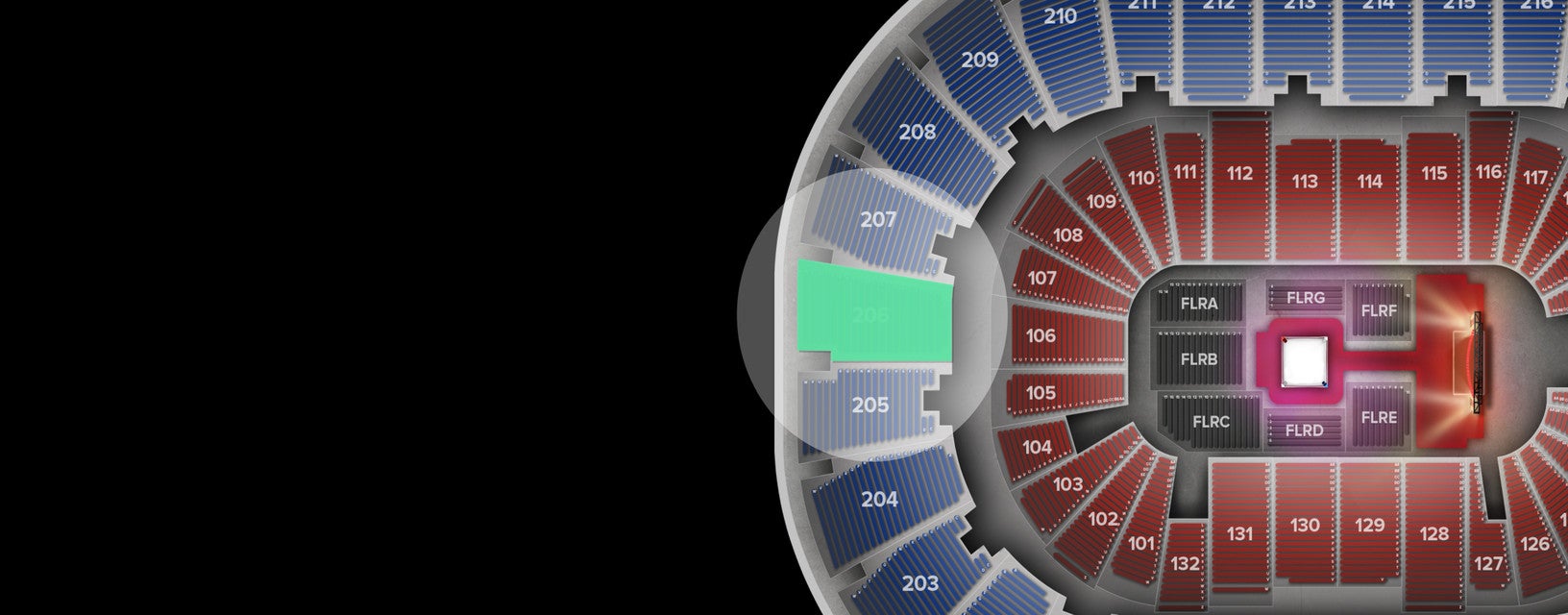 Seat view from Upper