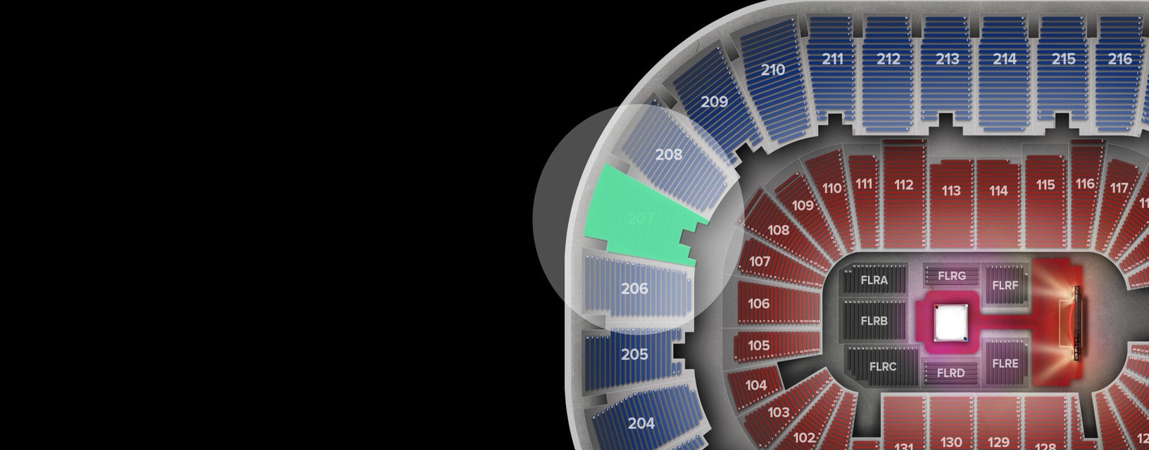 Seat view from Upper