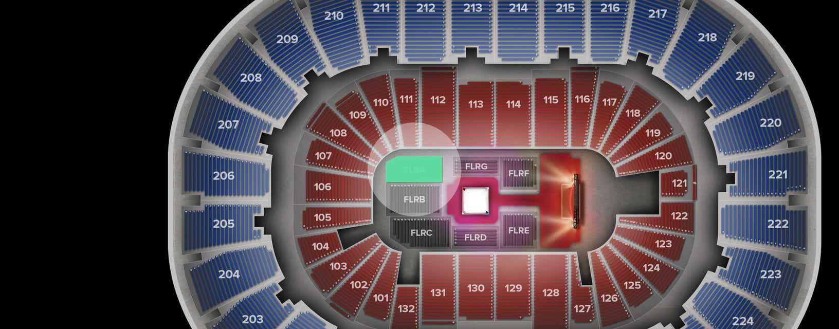 Seat view from Floor