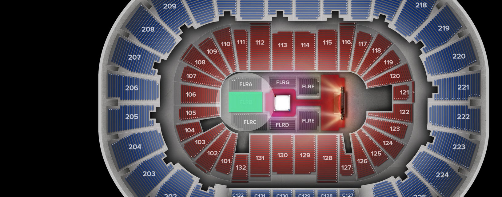 Seat view from Floor