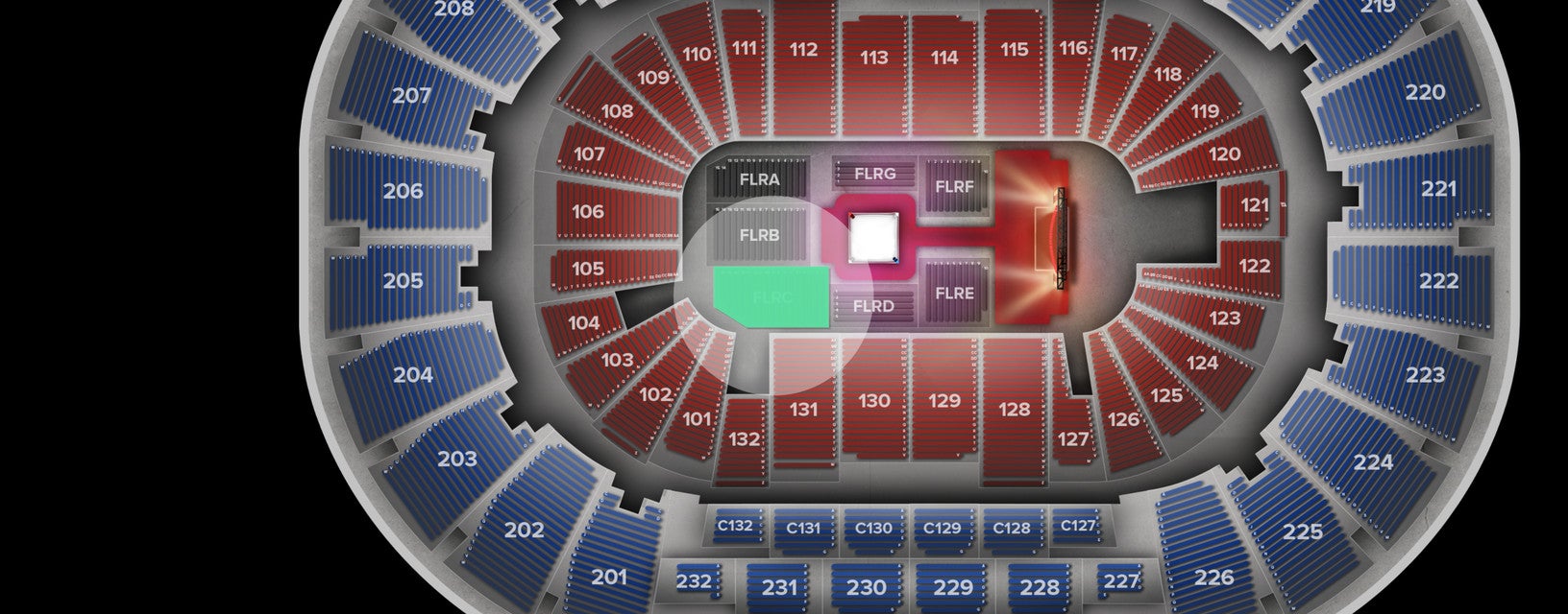 Seat view from Floor