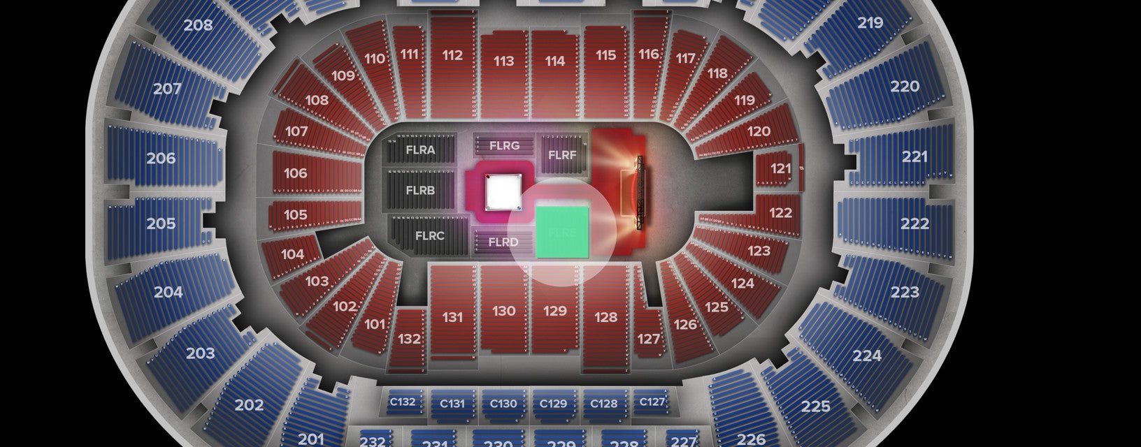 Seat view from Floor
