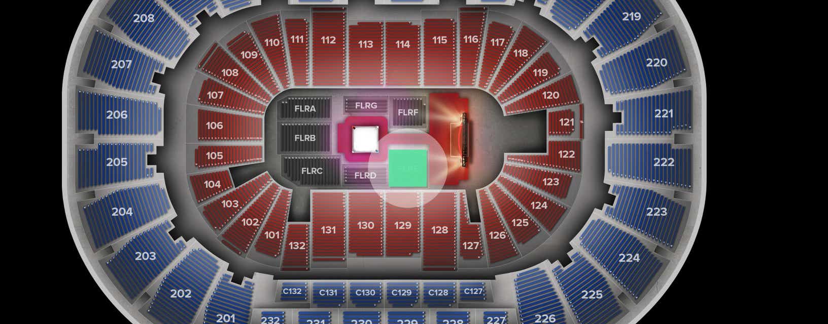 Seat view from Floor