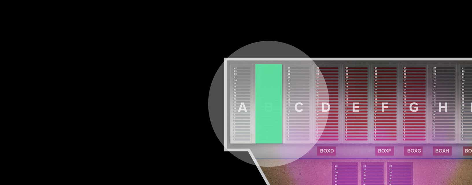 Seat view from Lower