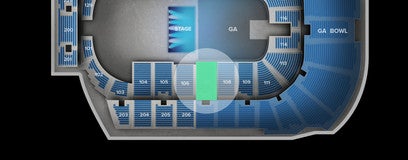 Seat view from Lower