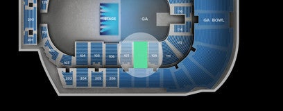 Seat view from Lower