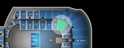 Seat view from Lower
