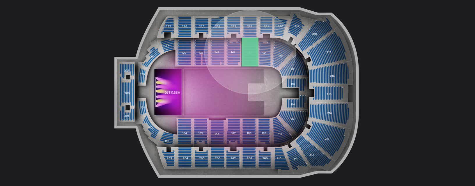 Seat view from Lower