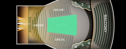 Seat view from Orchestra