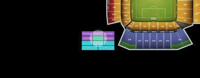 Seat view from Canada Supporters Standard
