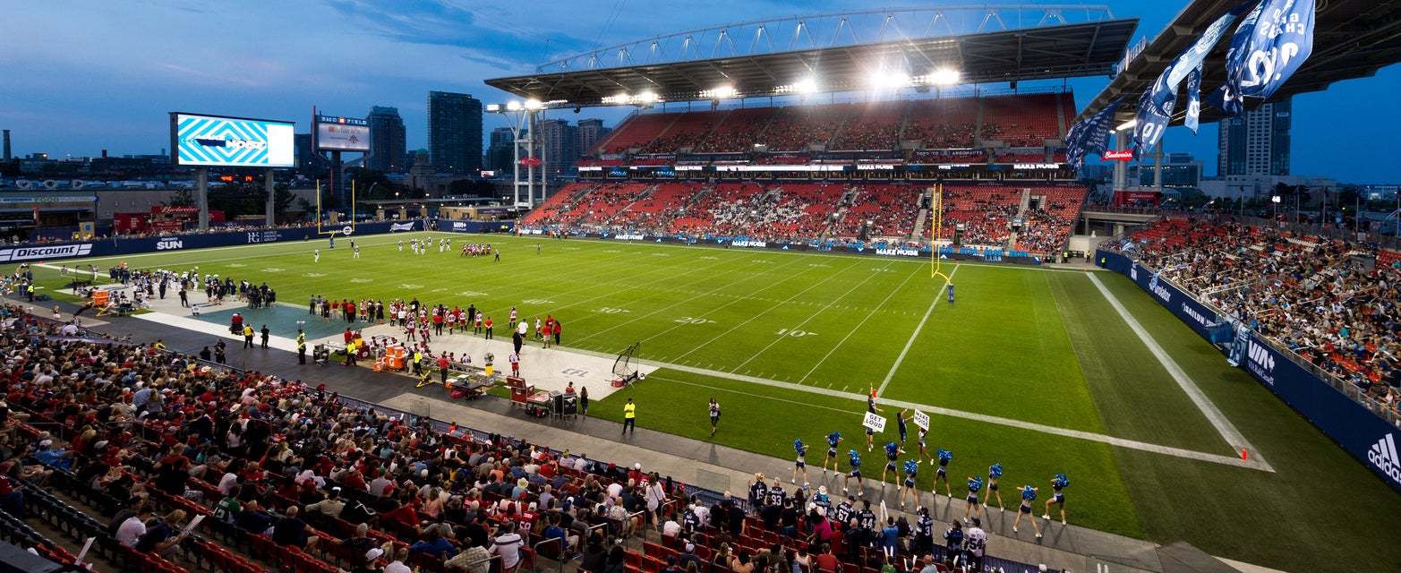 Seat view from Upper Sideline