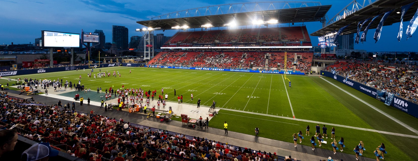Seat view from Upper Sideline
