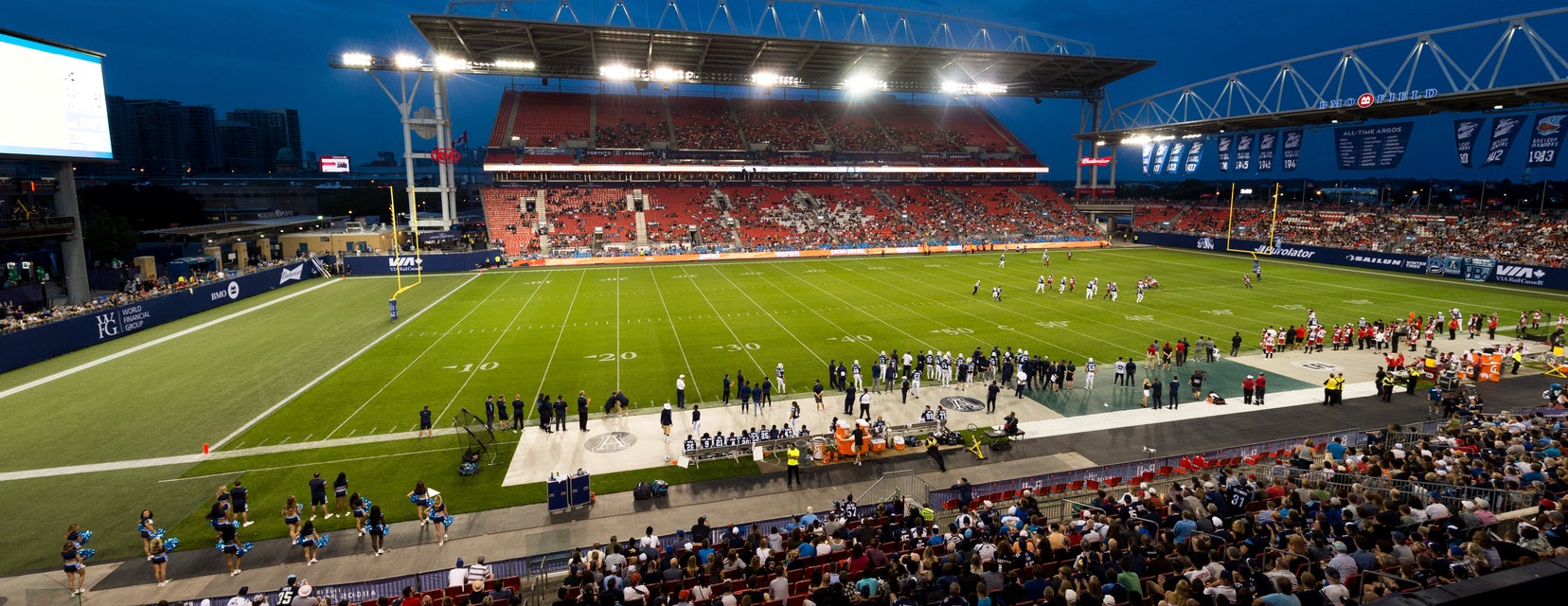 Seat view from Upper Sideline