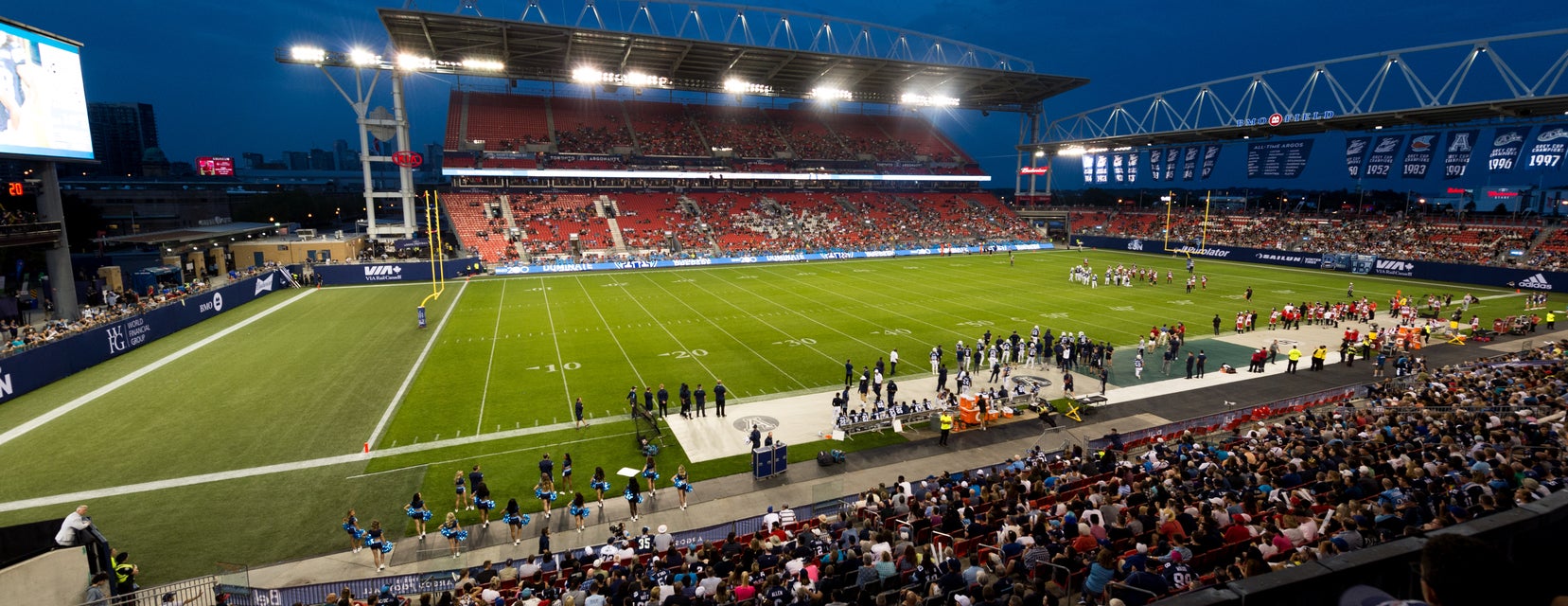 Seat view from Upper Sideline