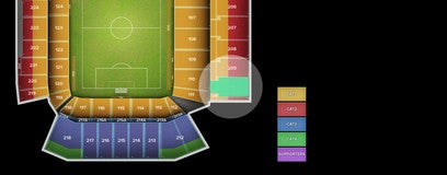 Seat view from Upper