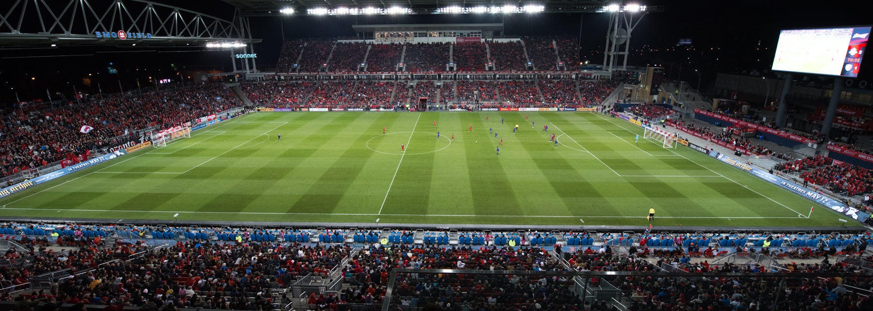 Seat view from Upper Sideline