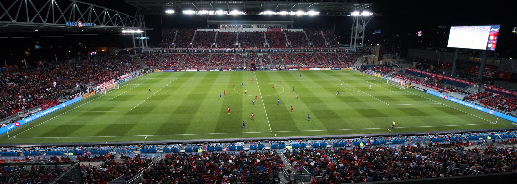 Seat view from Upper Sideline