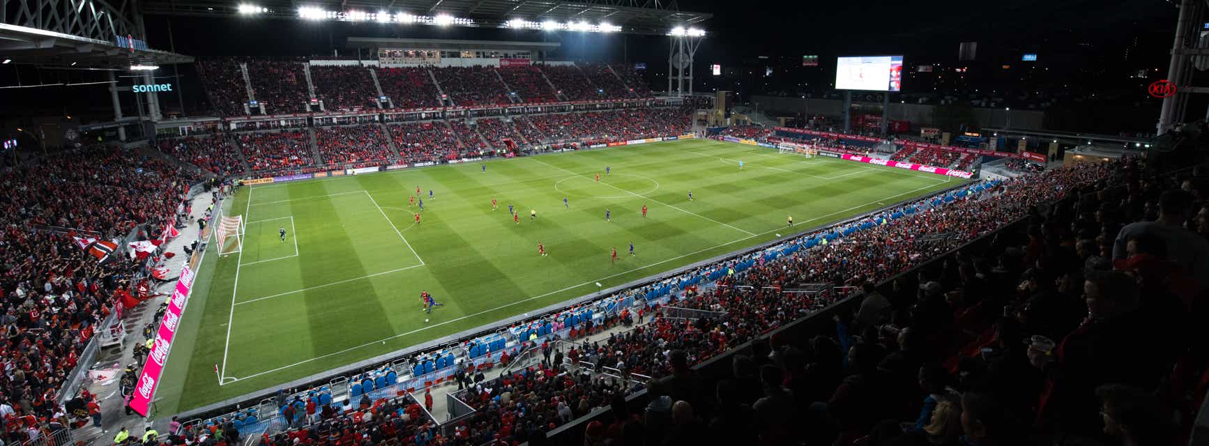 Seat view from Upper Sideline