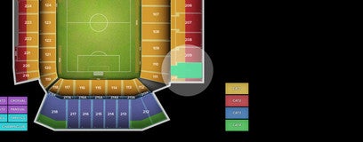Seat view from Upper
