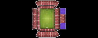 Seat view from Upper Midfield