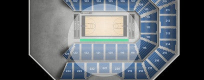 Seat view from Courtside