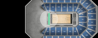 Seat view from Courtside