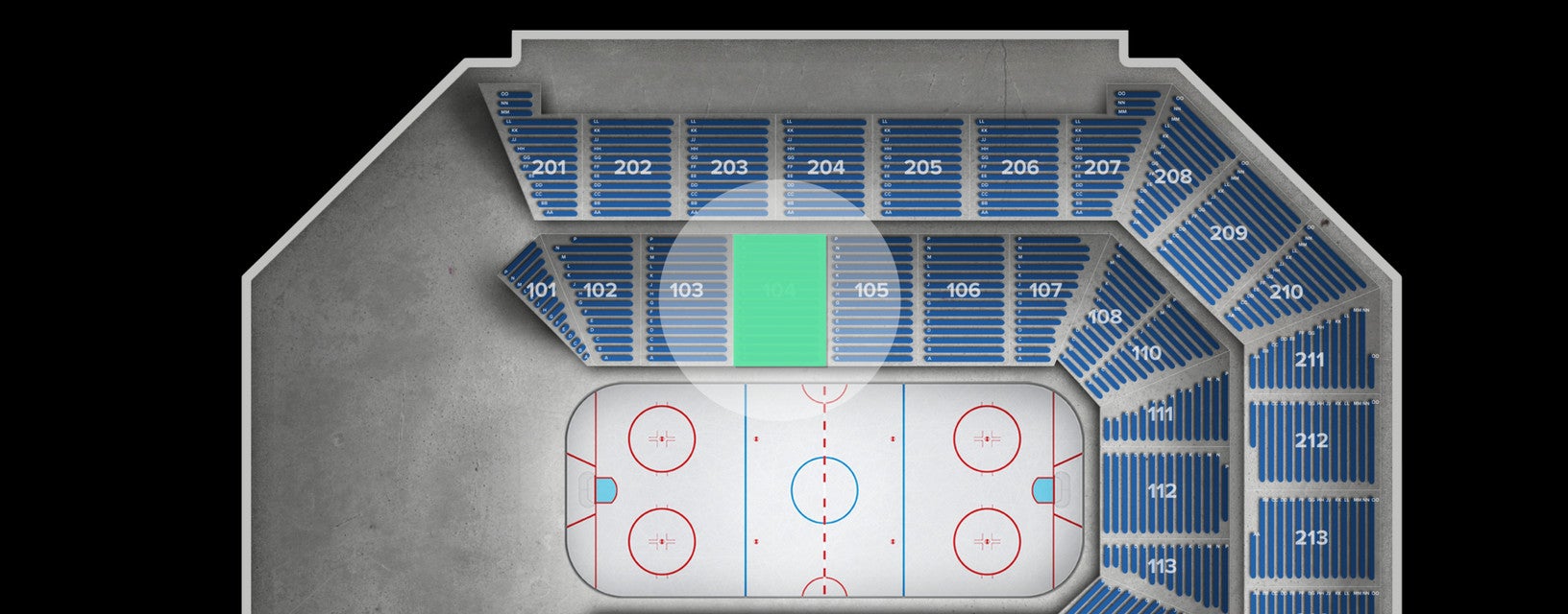 Seat view from Lower