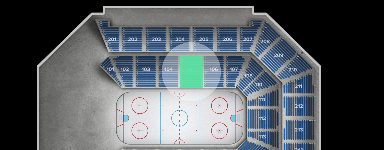 Seat view from Lower