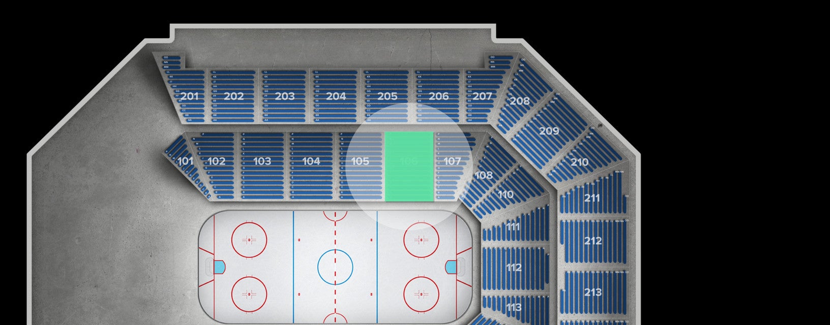 Seat view from Lower