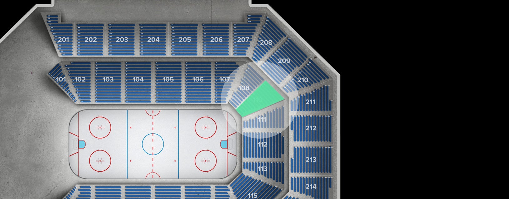 Seat view from Lower