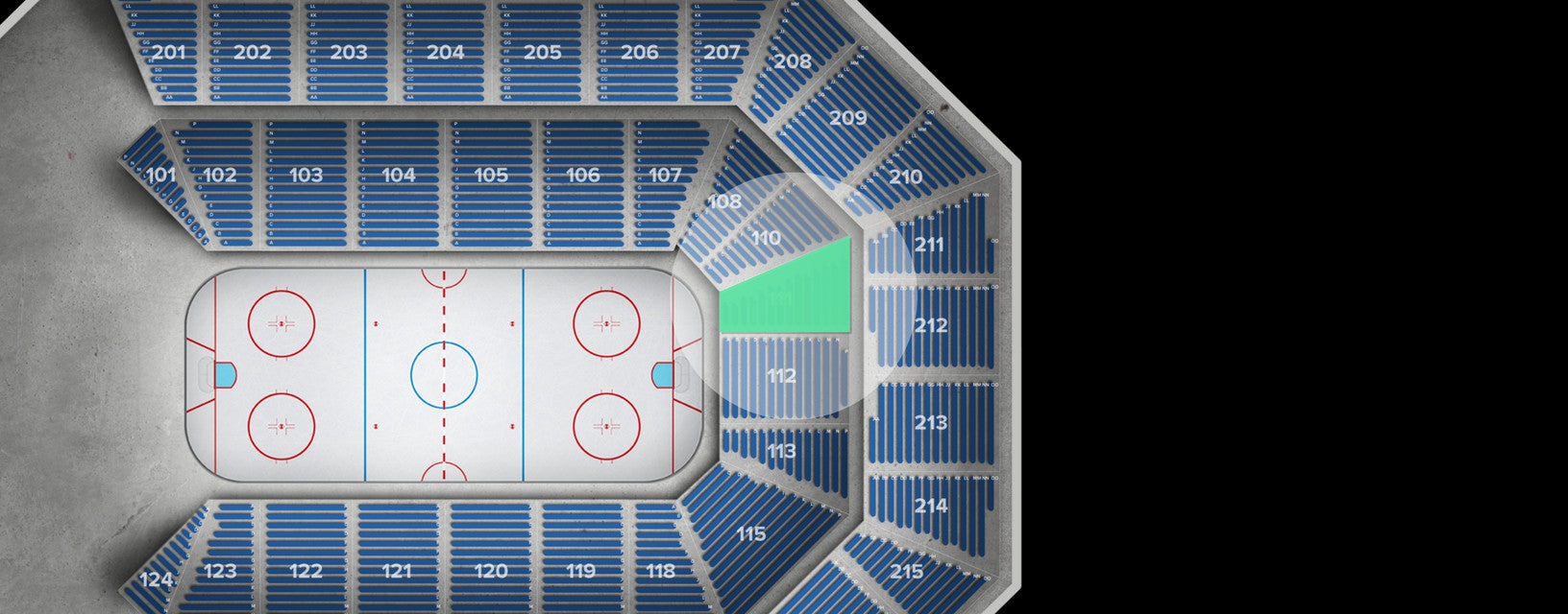 Seat view from Lower