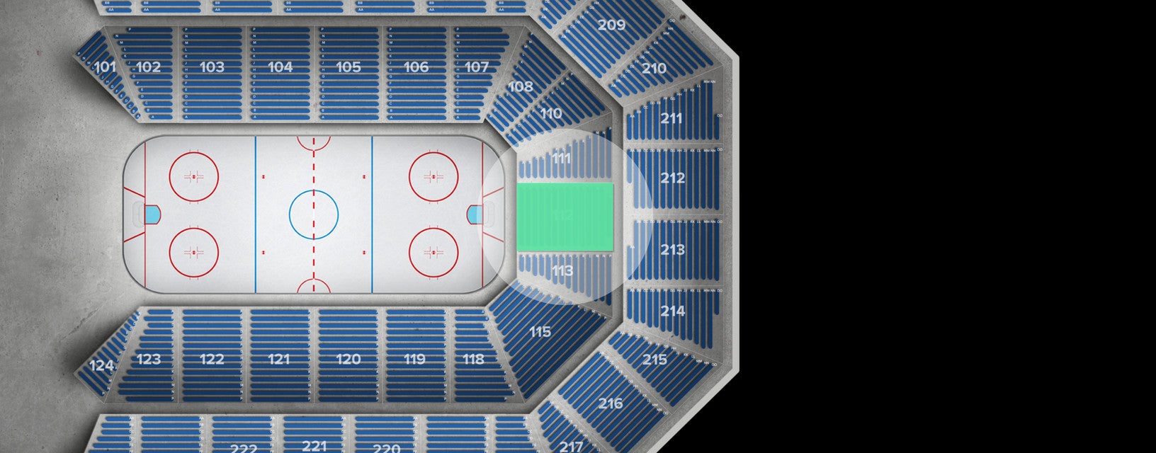 Seat view from Lower