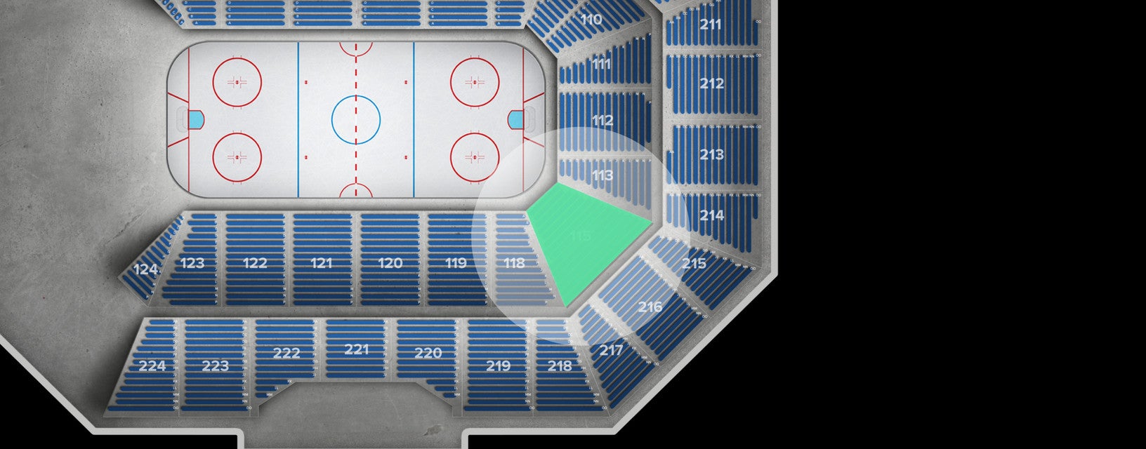 Seat view from Lower