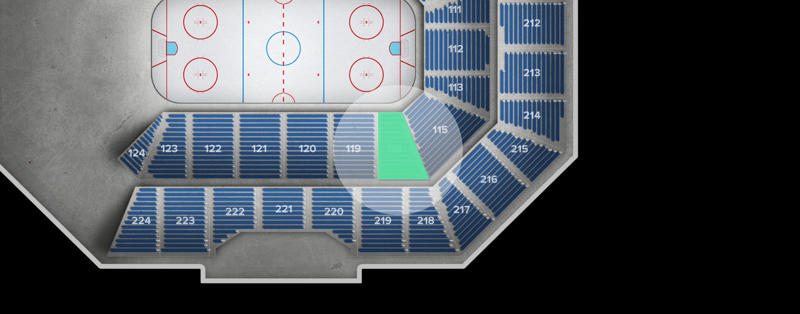 Seat view from Lower