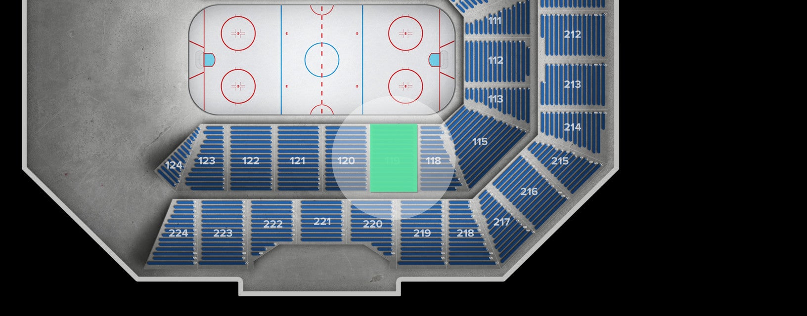 Seat view from Lower