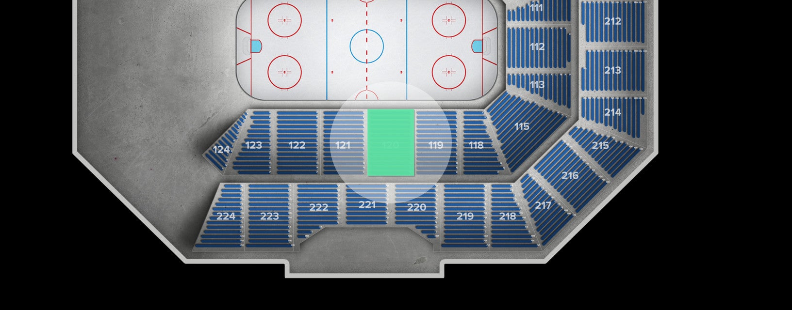 Seat view from Lower