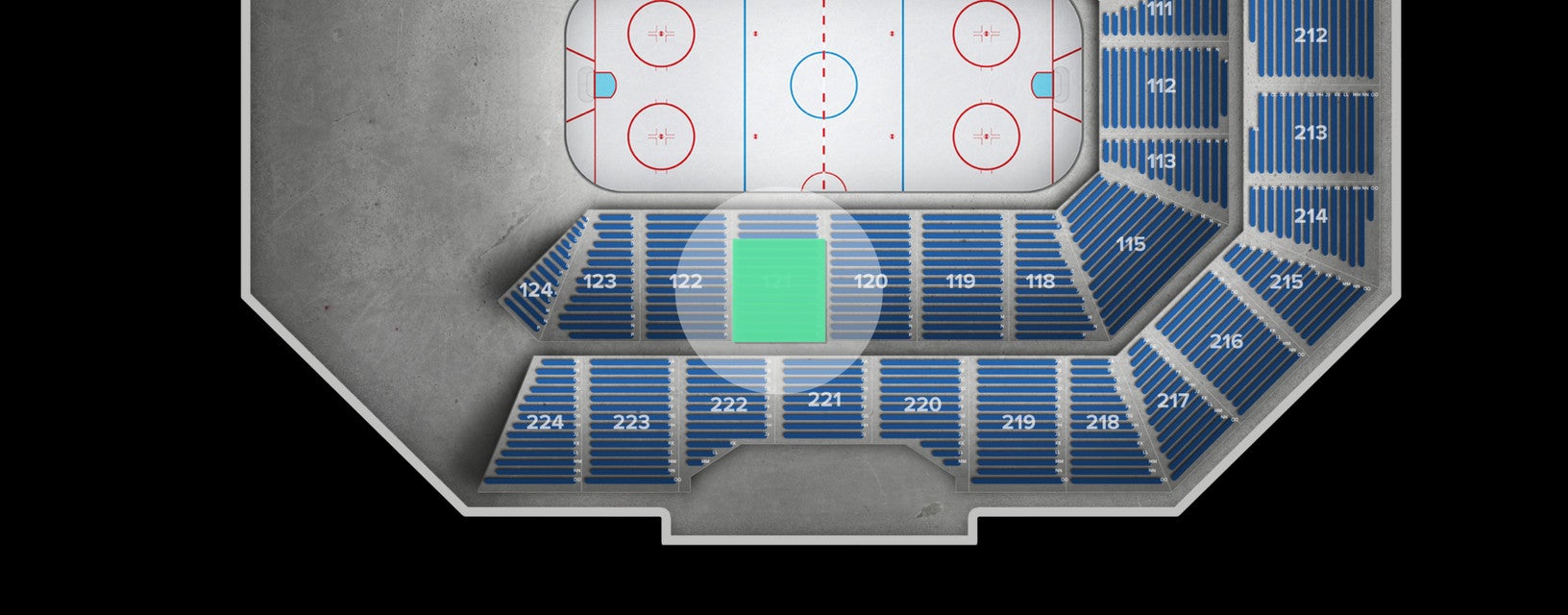 Seat view from Lower