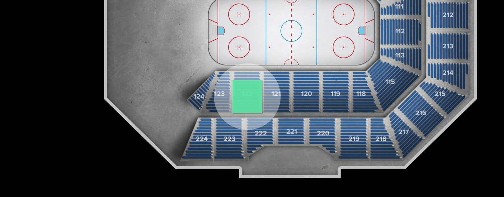 Seat view from Lower