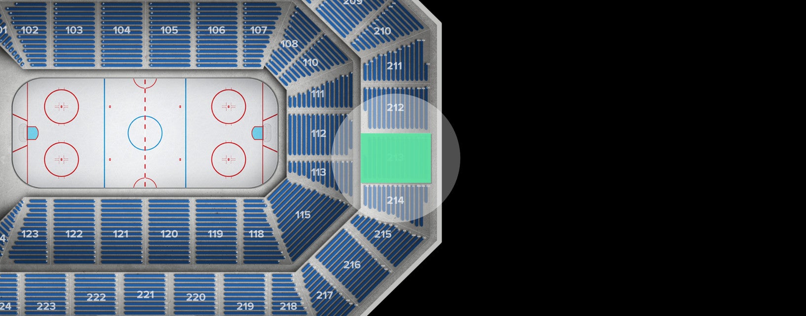 Seat view from Upper