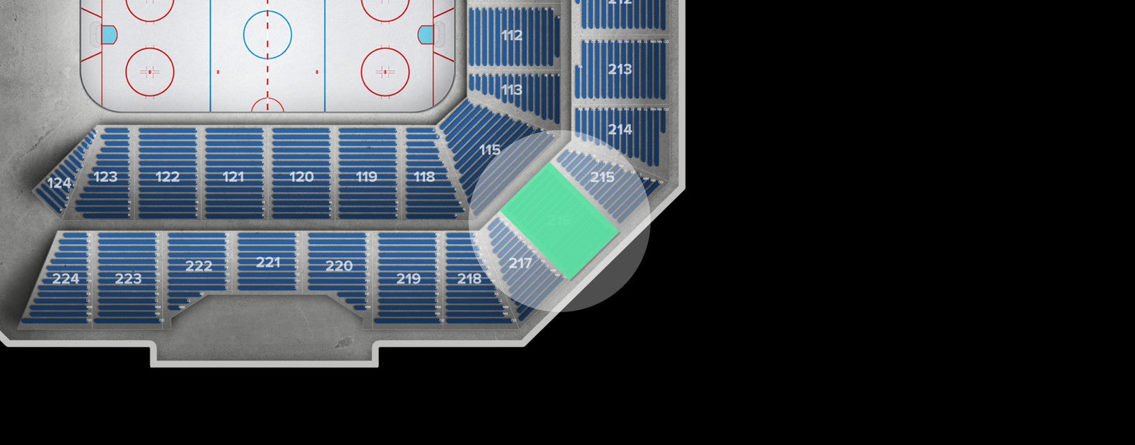 Seat view from Upper